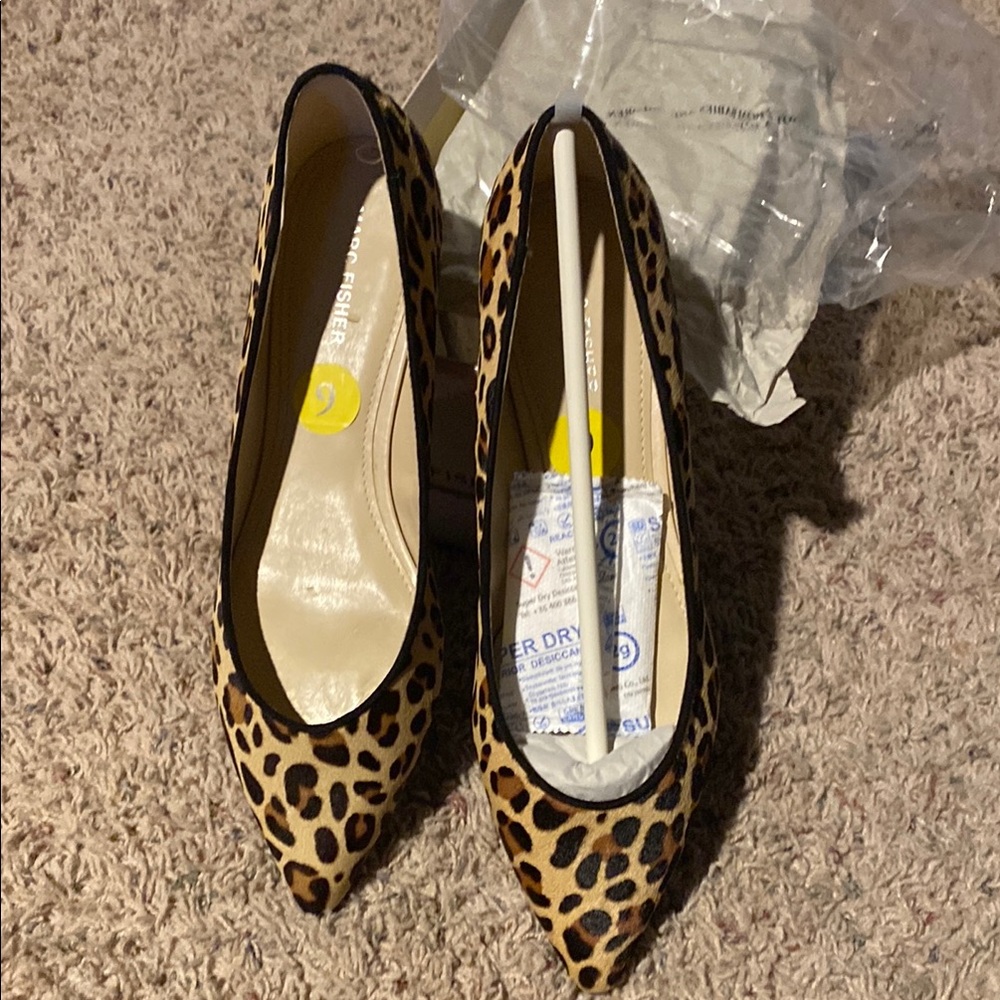 Marc Fisher Brown and Black Heeled Shoes